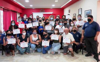 CONTINÚAN LOS TALLERES DE RCP DE LOS BOMBEROS VOLUNTARIOS DE MERLO