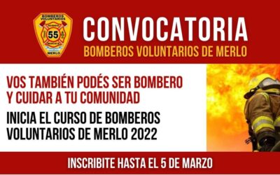 EXTENDIMOS LA INSCRIPCIÓN AL CURSO DE BOMBERO VOLUNTARIO